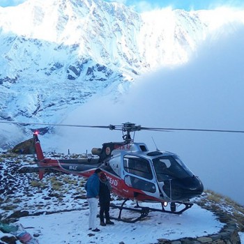 teen dham yatra by helicopter